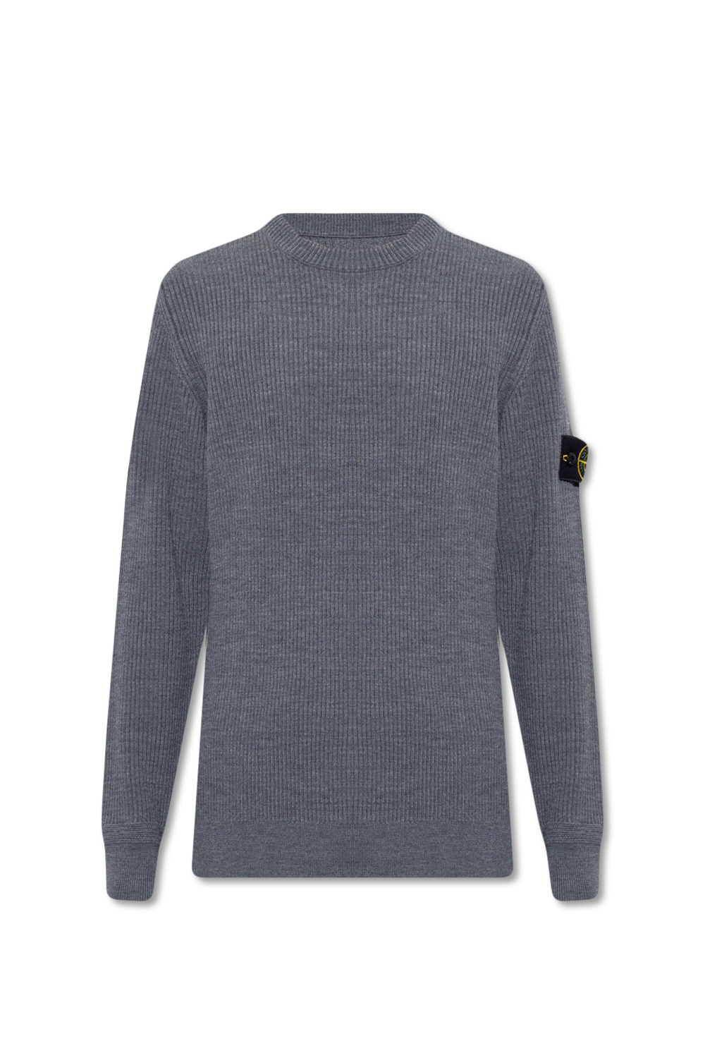 Stone island 2025 grey wool jumper